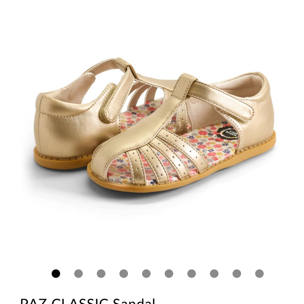 Livie & Luca Shimmering Gold Kids Sandals
